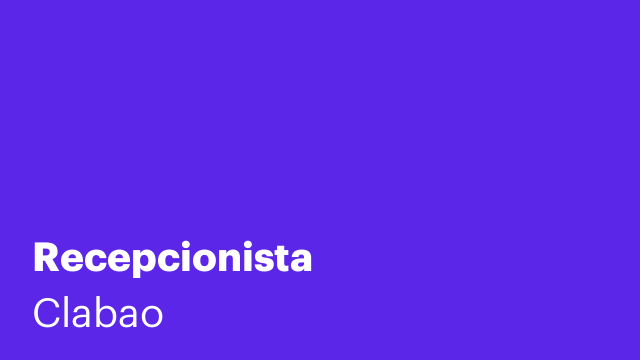 Recepcionista