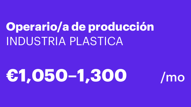 Operario/a de producción