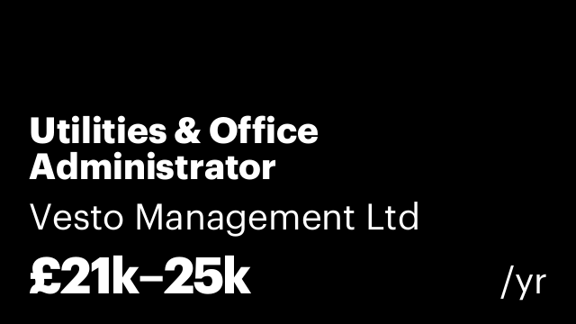 Utilities & Office Administrator