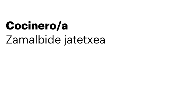 Cocinero/a