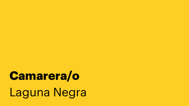 Camarera/o