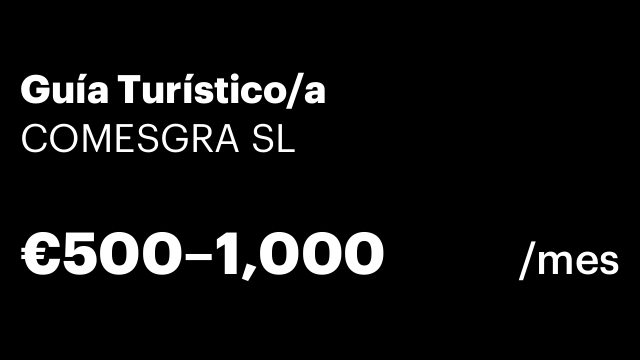 Guía Turístico/a