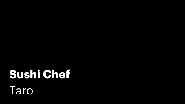 Sushi Chef