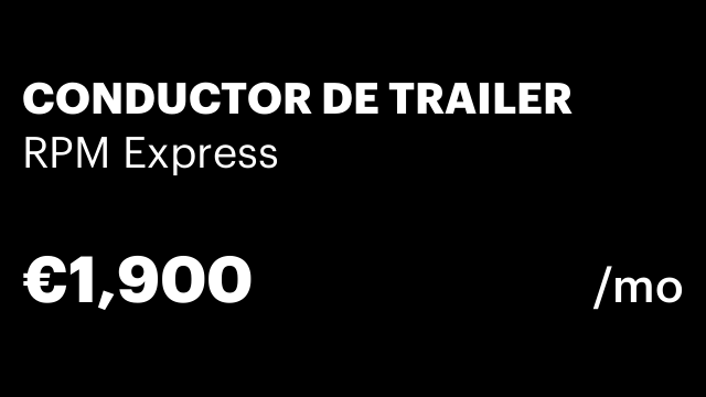 CONDUCTOR DE TRAILER