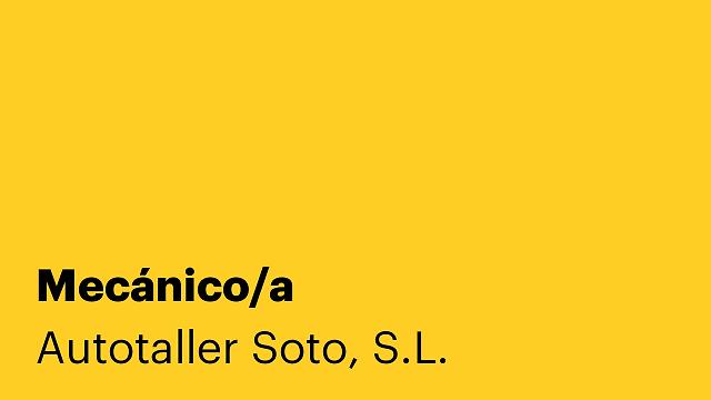Mecánico/a