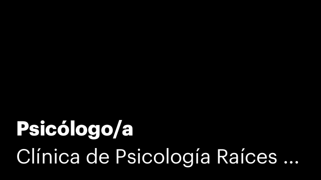Psicólogo/a