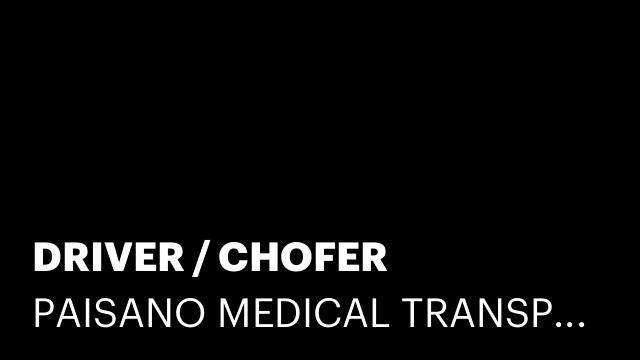 DRIVER / CHOFER