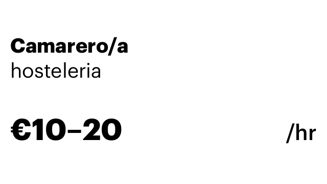 Camarero/a