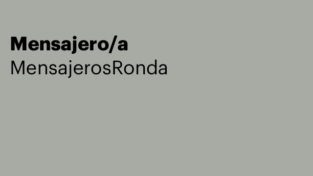 Mensajero/a