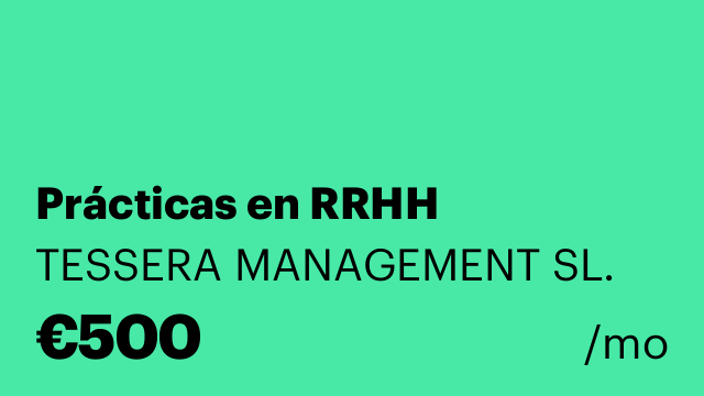 Prácticas en RRHH