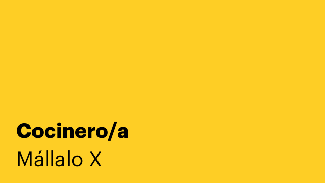 Cocinero/a