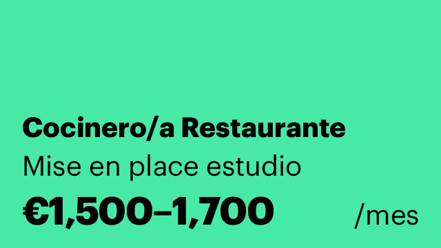 Cocinero/a Restaurante