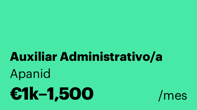Auxiliar Administrativo/a