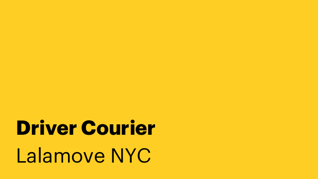 Driver Courier