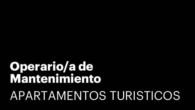 Operario/a de Mantenimiento