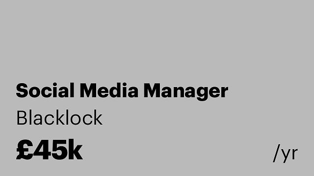 Social Media Manager