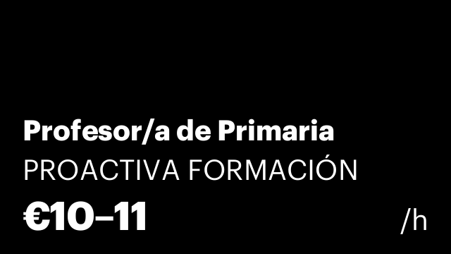 Profesor/a de Primaria