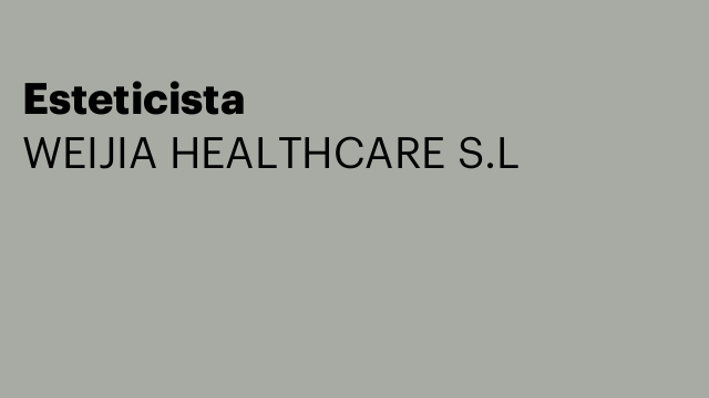 Esteticista