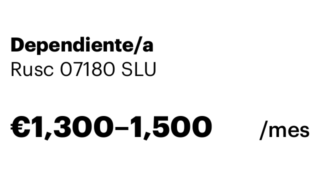 Dependiente/a