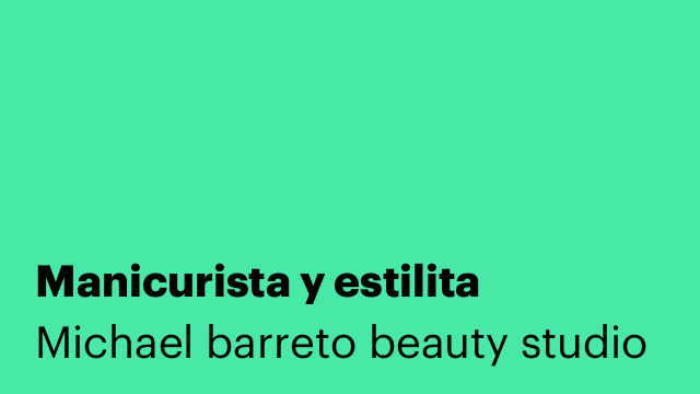 Manicurista y estilita