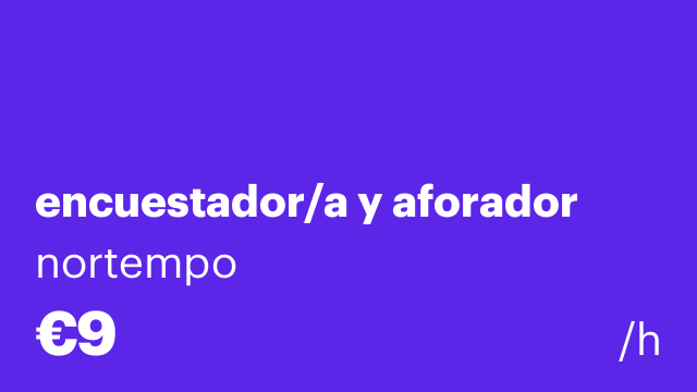 encuestador/a y aforador