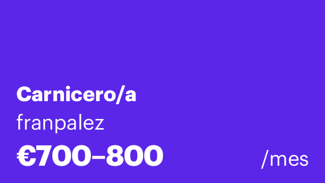 Carnicero/a