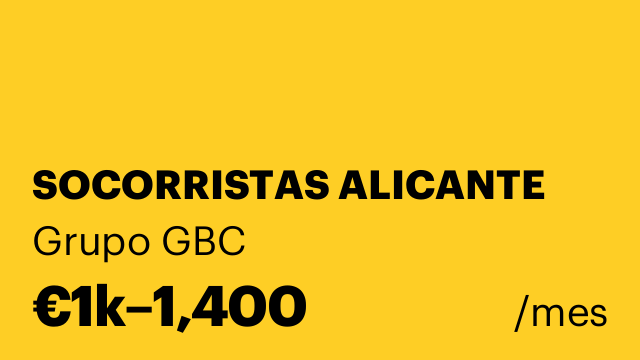 SOCORRISTAS ALICANTE