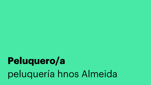 Peluquero/a