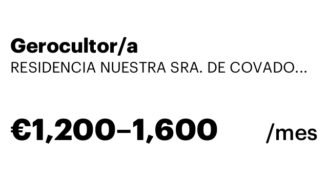 Gerocultor/a