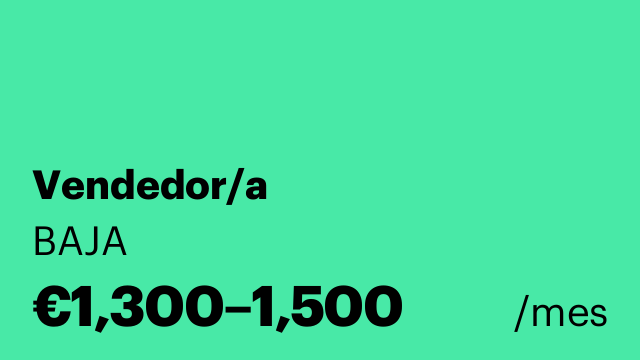 Vendedor/a