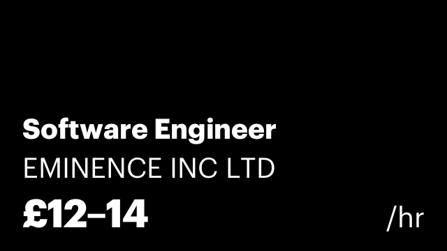 Software Engineer