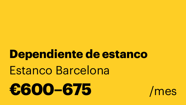 Dependiente de estanco