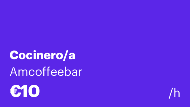 Cocinero/a