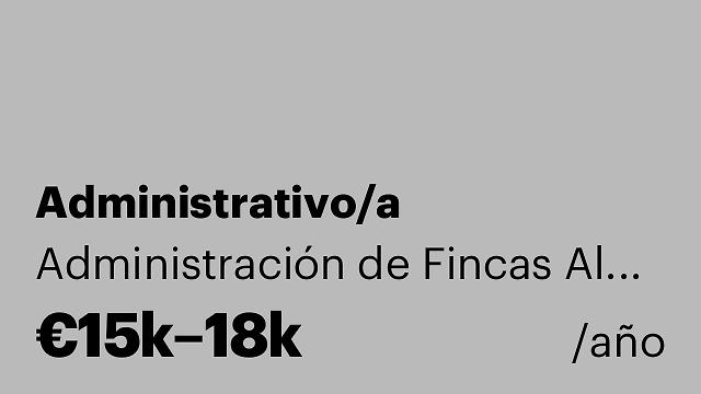 Administrativo/a