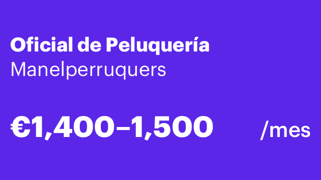 Oficial de Peluquería