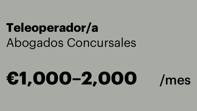 Teleoperador/a