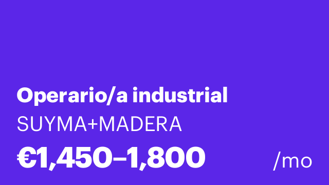 Operario/a industrial