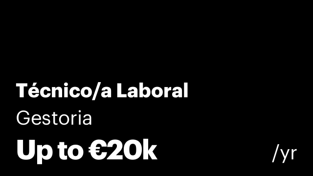 Técnico/a Laboral