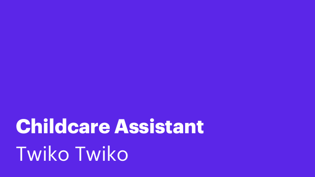 Childcare Assistant