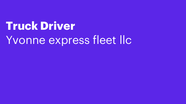 Truck Driver