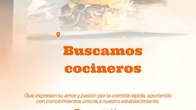 Cocinero/a experto cocina americana