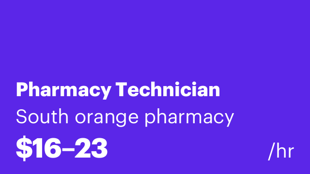 Pharmacy Technician