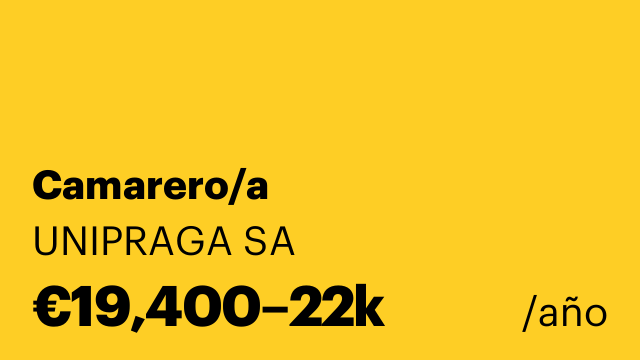 Camarero/a