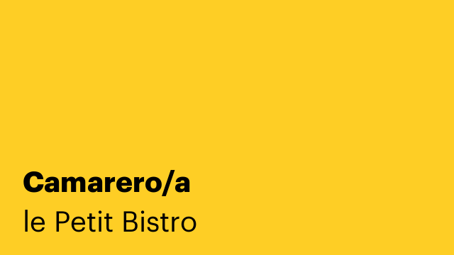 Camarero/a