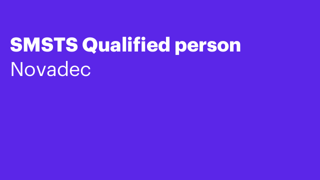 SMSTS Qualified person