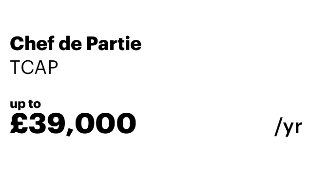 Chef de Partie