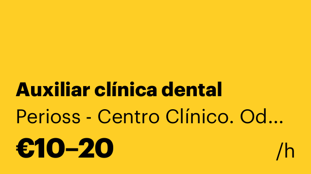 Auxiliar clínica dental