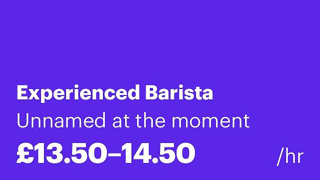 Experienced Barista