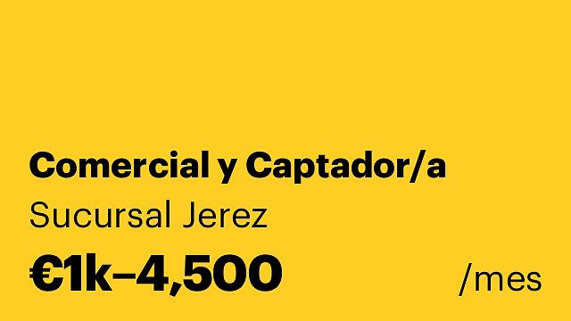 Comercial y Captador/a
