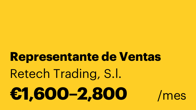 Representante de Ventas